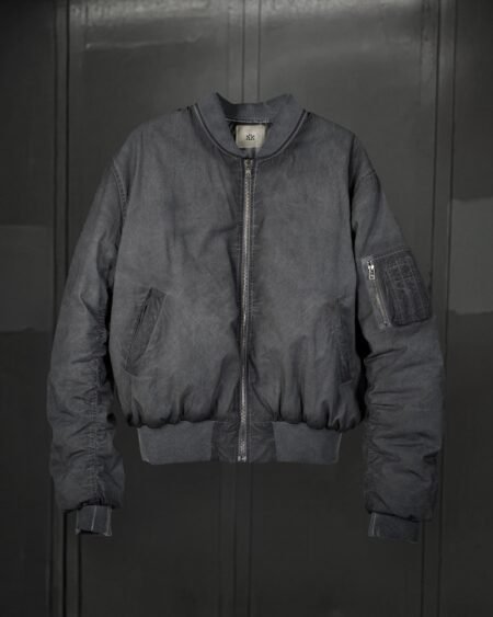 Ktwo Studios lambskin high neck bomber